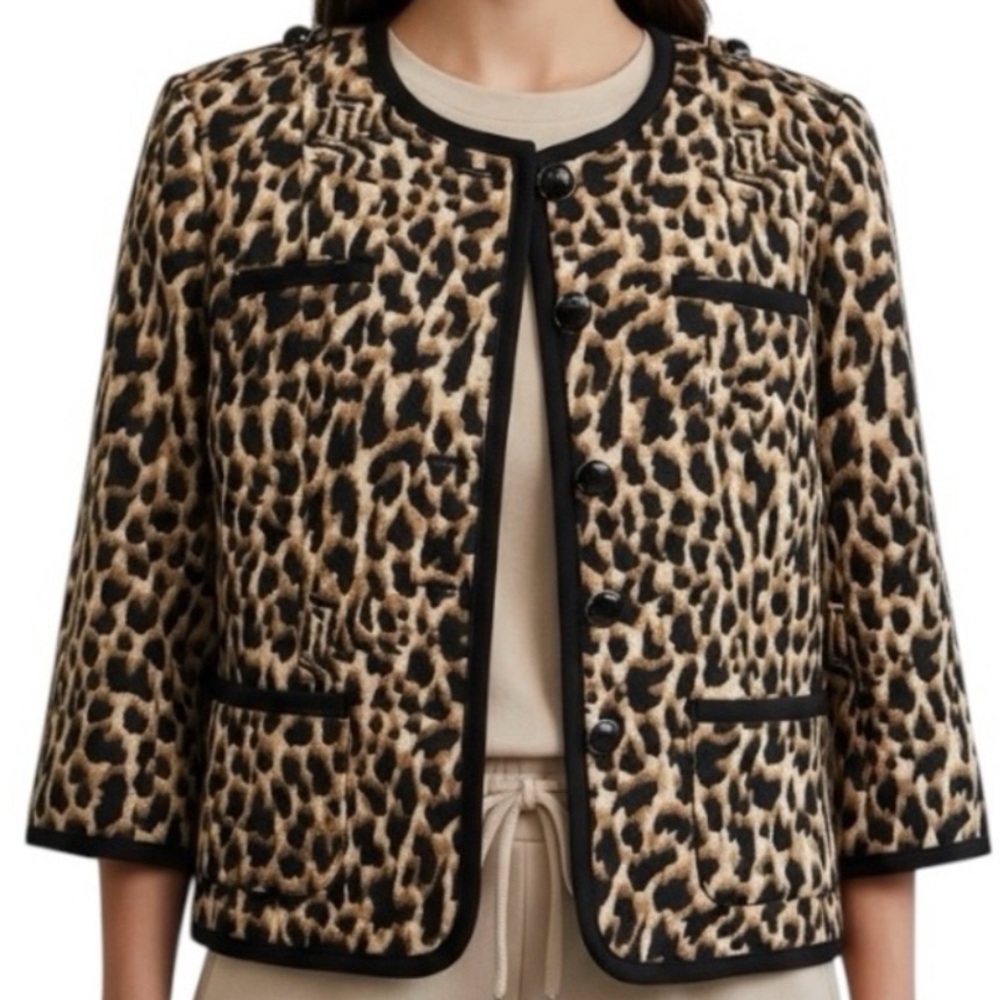 East 5th Animal Print Blazer